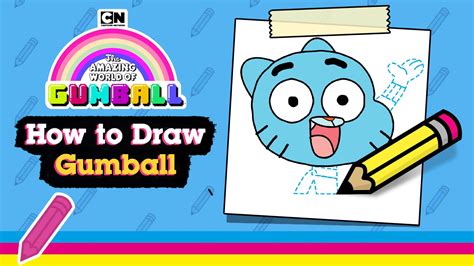 how to draw gumball characters|How to Draw Gumball 